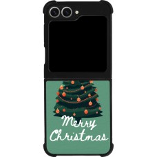 Coque Samsung Galaxy Z Flip6 - Silicone rigide noir Christmas 25 Xmas Tree