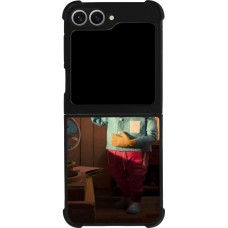 Coque Samsung Galaxy Z Flip6 - Silicone rigide noir Dancing frog DTMF