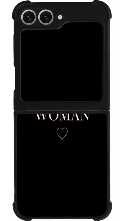 Coque Samsung Galaxy Z Flip6 - Silicone rigide noir Dangerous woman