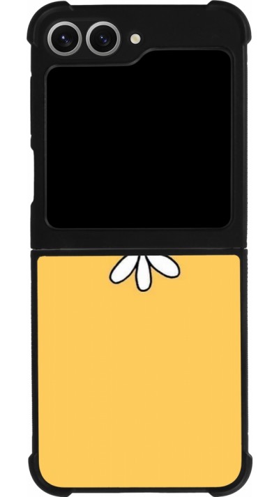 Coque Samsung Galaxy Z Flip6 - Silicone rigide noir Easter 2023 daisy