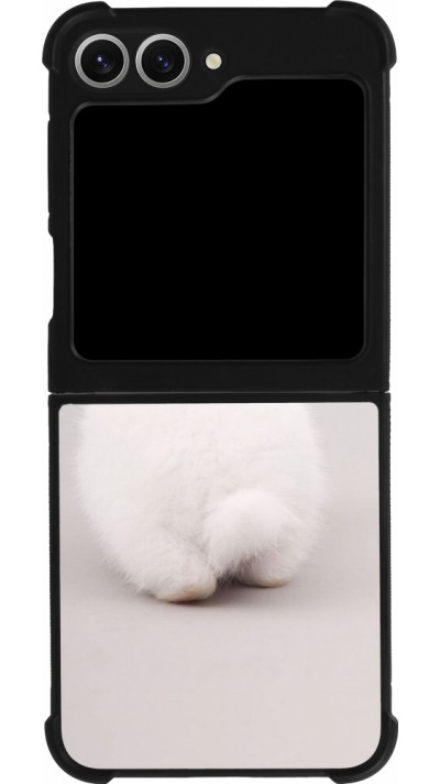 Coque Samsung Galaxy Z Flip6 - Silicone rigide noir Easter 2024 bunny butt