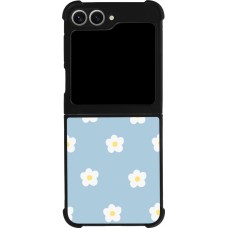 Coque Samsung Galaxy Z Flip6 - Silicone rigide noir Easter 2024 daisy flower
