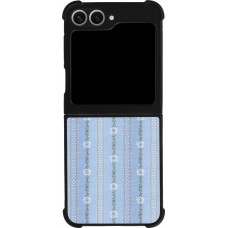 Samsung Galaxy Z Flip6 Case Hülle - Silikon schwarz Edelweiss