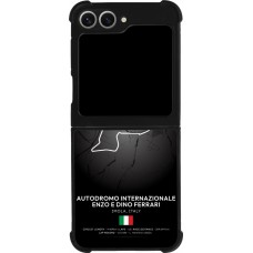 Coque Samsung Galaxy Z Flip6 - Silicone rigide noir F1 Track 2025 Emilia-Rogmana