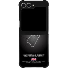 Coque Samsung Galaxy Z Flip6 - Silicone rigide noir F1 Track 2025 Great Britan