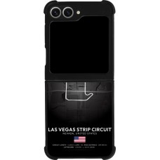 Samsung Galaxy Z Flip6 Case Hülle - Silikon schwarz F1 Track 2025 Las Vegas
