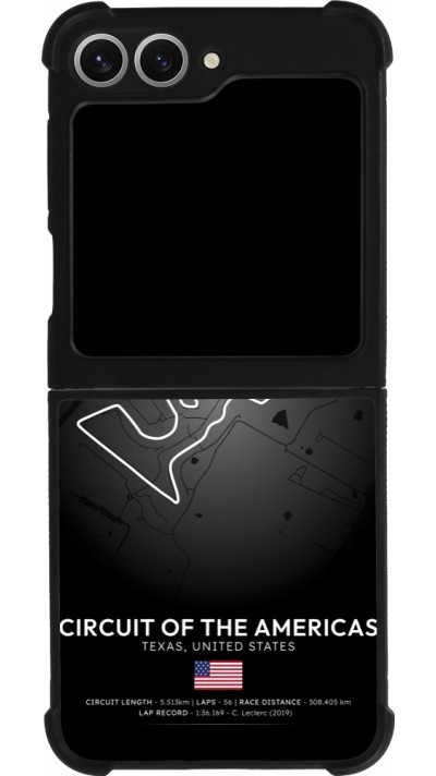 Coque Samsung Galaxy Z Flip6 - Silicone rigide noir F1 Track 2025 United States