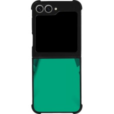 Coque Samsung Galaxy Z Flip6 - Silicone rigide noir Maillot de football Cameroun 2022 personnalisable