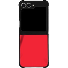 Coque Samsung Galaxy Z Flip6 - Silicone rigide noir Maillot de football Corée du Sud 2022 personnalisable