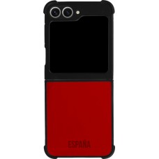 Samsung Galaxy Z Flip6 Case Hülle - Silikon schwarz Spanien 2022 personalisierbares Fußballtrikot