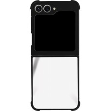 Coque Samsung Galaxy Z Flip6 - Silicone rigide noir Maillot de football Ghana 2022 personnalisable