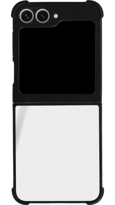 Coque Samsung Galaxy Z Flip6 - Silicone rigide noir Maillot de football Pologne 2022 personnalisable