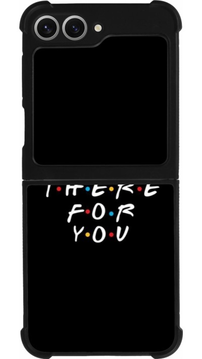 Coque Samsung Galaxy Z Flip6 - Silicone rigide noir Friends Be there for you