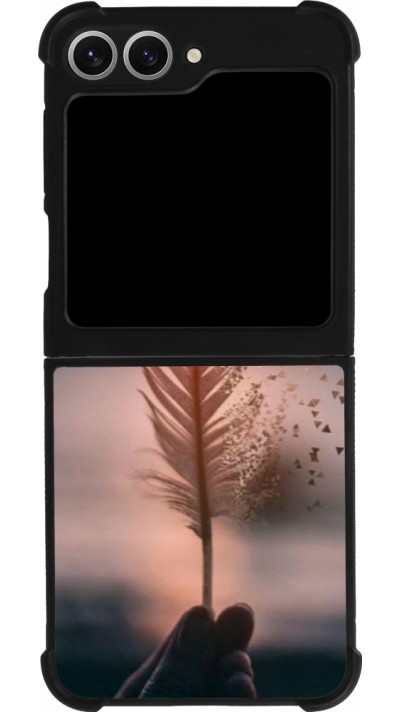 Coque Samsung Galaxy Z Flip6 - Silicone rigide noir Hello September 11 19