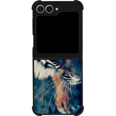 Coque Samsung Galaxy Z Flip6 - Silicone rigide noir Incredible Lion