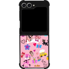 Coque Samsung Galaxy Z Flip6 - Silicone rigide noir Karol G La Bichota Manana Sera Bonito