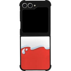 Coque Samsung Galaxy Z Flip6 - Silicone rigide noir Kinder Surprise