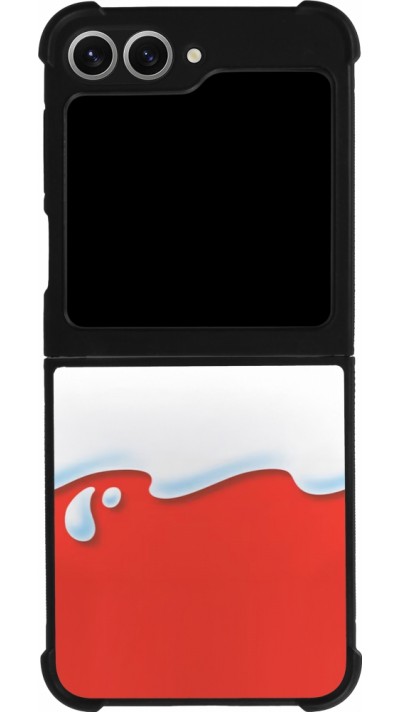 Coque Samsung Galaxy Z Flip6 - Silicone rigide noir Kinder Surprise