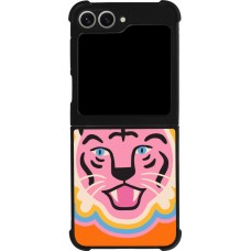 Samsung Galaxy Z Flip6 Case Hülle - Silikon schwarz Lion colors 2026