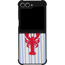 Samsung Galaxy Z Flip6 Case Hülle - Silikon schwarz Red lobster 2026