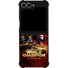 Samsung Galaxy Z Flip6 Case Hülle - Silikon schwarz Max Verstappen Champion 2023
