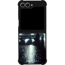 Samsung Galaxy Z Flip6 Case Hülle - Silikon schwarz Mercedes G AMG Nacht