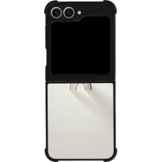 Samsung Galaxy Z Flip6 Case Hülle - Silikon schwarz Mini Regenbogen Minimal