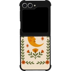 Samsung Galaxy Z Flip6 Case Hülle - Silikon schwarz Half moon stamp 2026