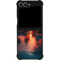 Samsung Galaxy Z Flip6 Case Hülle - Silikon schwarz Paradies Malediven