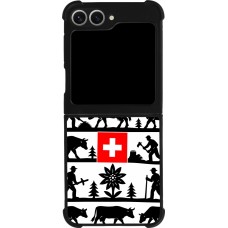 Samsung Galaxy Z Flip6 Case Hülle - Silikon schwarz Poya Schweiz 1