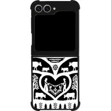 Samsung Galaxy Z Flip6 Case Hülle - Silikon schwarz Poya Schweiz 2 schwarz