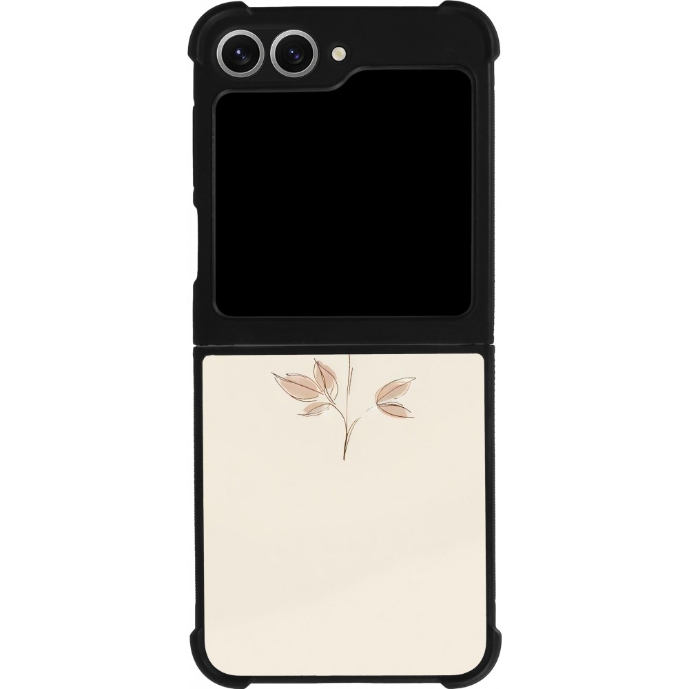 Samsung Galaxy Z Flip6 Case Hülle - Silikon schwarz Rosa Sand Minimalistisch