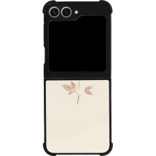 Samsung Galaxy Z Flip6 Case Hülle - Silikon schwarz Rosa Sand Minimalistisch