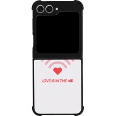 Coque Samsung Galaxy Z Flip6 - Silicone rigide noir Saint Valentines Day 26 Love is in the air