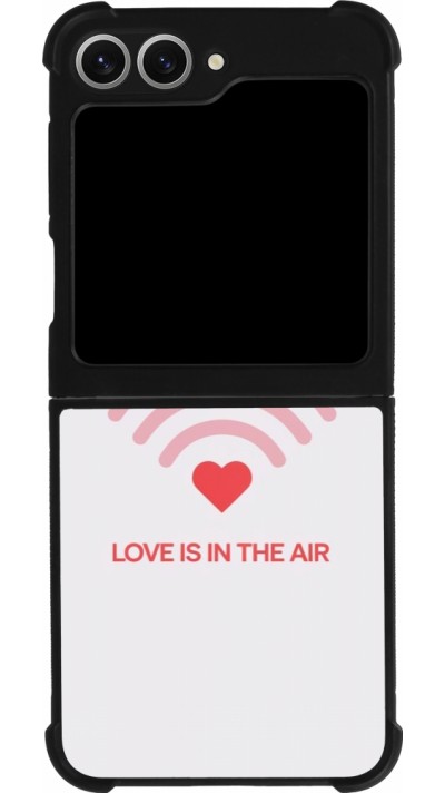 Coque Samsung Galaxy Z Flip6 - Silicone rigide noir Saint Valentines Day 26 Love is in the air
