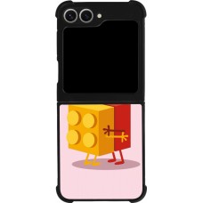 Samsung Galaxy Z Flip6 Case Hülle - Silikon schwarz Saint Valentines Day 26 Puzzle