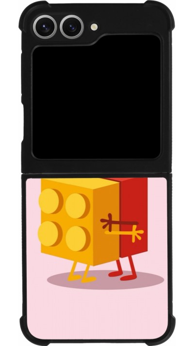 Coque Samsung Galaxy Z Flip6 - Silicone rigide noir Saint Valentines Day 26 Puzzle