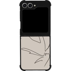 Samsung Galaxy Z Flip6 Case Hülle - Silikon schwarz Salnikova 05