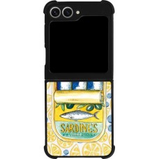 Samsung Galaxy Z Flip6 Case Hülle - Silikon schwarz Sardines in oil 2026