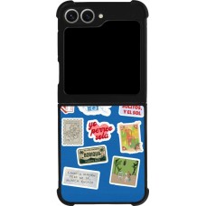 Coque Samsung Galaxy Z Flip6 - Silicone rigide noir Seals of the Dominican Republic DTMF