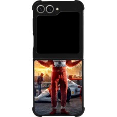 Samsung Galaxy Z Flip6 Case Hülle - Silikon schwarz Senna The King of Rain