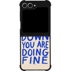 Samsung Galaxy Z Flip6 Case Hülle - Silikon schwarz Slow down 2026