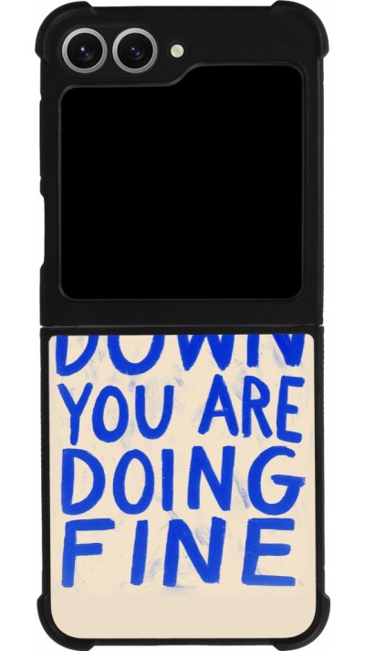 Samsung Galaxy Z Flip6 Case Hülle - Silikon schwarz Slow down 2026