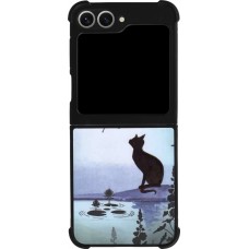 Coque Samsung Galaxy Z Flip6 - Silicone rigide noir Spring 19 12