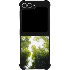Samsung Galaxy Z Flip6 Case Hülle - Silikon schwarz Spring 23 forest blue sky
