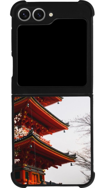 Coque Samsung Galaxy Z Flip6 - Silicone rigide noir Spring 23 Japan