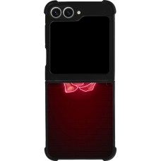 Samsung Galaxy Z Flip6 Case Hülle - Silikon schwarz Spring 23 neon rose