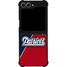 Coque Samsung Galaxy Z Flip6 - Silicone rigide noir Super Bowl 26 Patriots 1