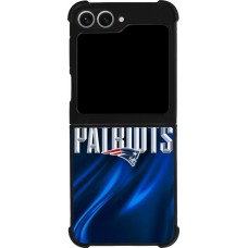 Coque Samsung Galaxy Z Flip6 - Silicone rigide noir Super Bowl 26 Patriots 2