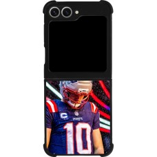 Coque Samsung Galaxy Z Flip6 - Silicone rigide noir Super Bowl 26 Patriots 3